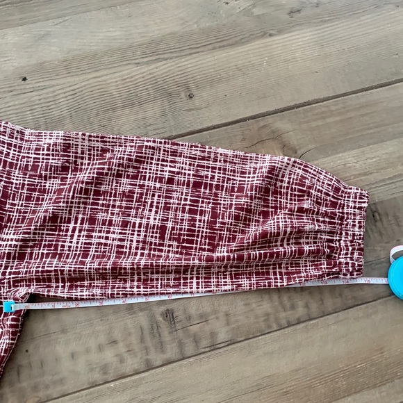 Prologue - Long sleeve crewneck midi dress (red) - Picture 16 of 16